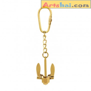 Artshai Brass Anchor keychain, Nautical Décor