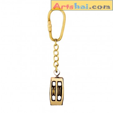 Artshai Brass Pully Design Keychain