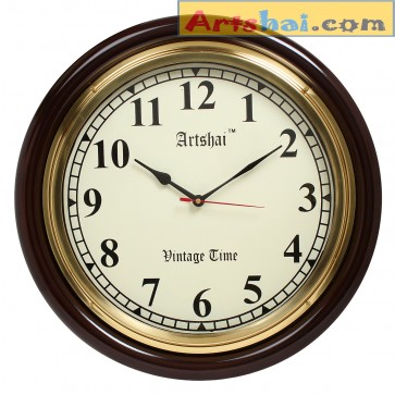  Artshai 16 inch Big Numbers Living Room and Office Antique Look Wall Clock