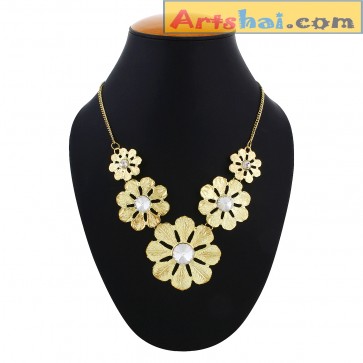 Artshai Alloy gold plating necklace