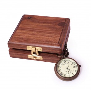 Artshai designer pocket watch with wooden box