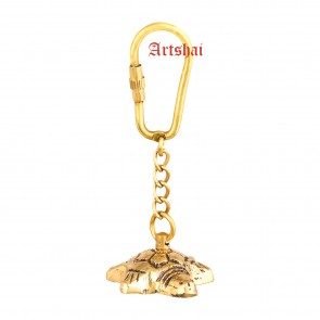 Artshai  Brass Tortoise Keychain
