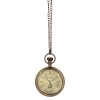 Artshai Antique look ship design pocket watch with long chain. Mens pocket watch. Ideal for gifts