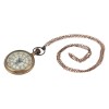 Artshai Antique look Queen pocket watch with chain