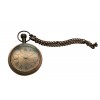   Artshai Antique Look Brass Brown Anchor Design Pocket Watch with Chain 